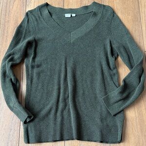 Gap Dark Green V-Neck Sweater